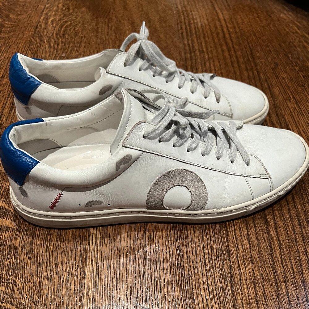 Oliver Cabell Cowboy White Leather Sneakers US13/EU46